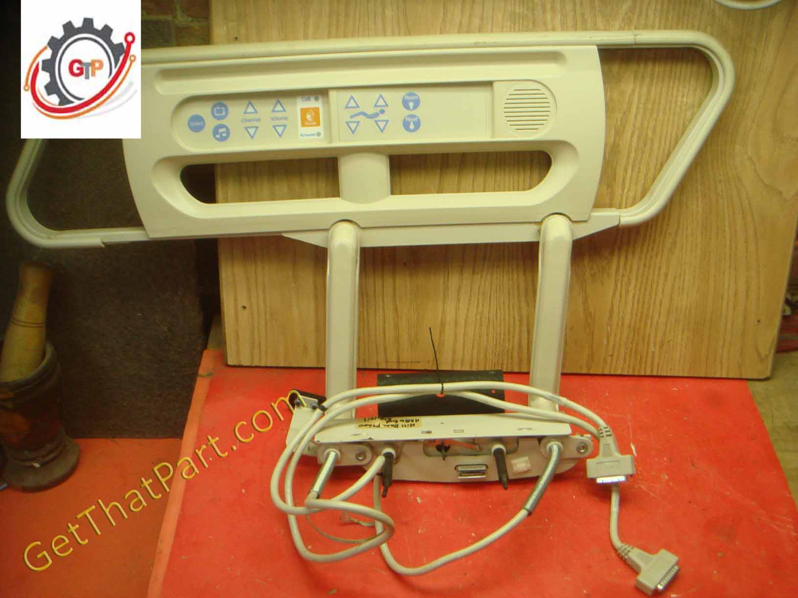 HillRom P1600 Advanta Bed Oem Left Head End Side Rail Assembly